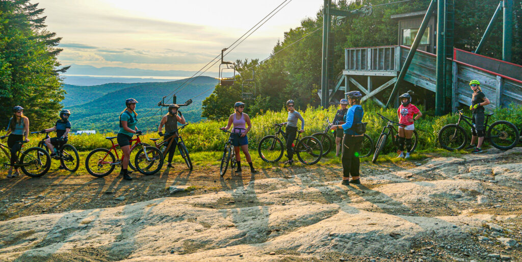 Babe Force MTB Camp Group Ride